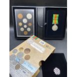 WW II coin & medal set