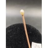 A real pearl stick pin