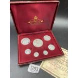 Edward VIII silver pattern coin in collection case