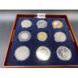 Tray of coins