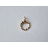 Large antique gold bolt clasp