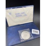 Silver crown Bermuda 1964 in pouch