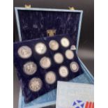 Royal Mint Commonwealth games silver proof collection