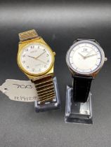 A gents Danish design and gents AVIA quartz wrist watch both with seconds sweep