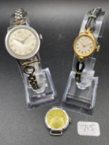 Three ladies wrist watches