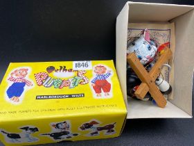 A pelham puppet in a box