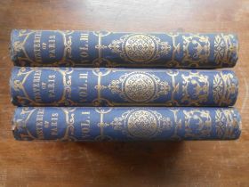 SUE, E. The Mysteries of Paris 3 vols. 1845, London, orig. gt. dec. cl.