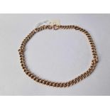 A GOOD HEAVY ALBERT STYLE NECK CHAIN 9CT 55.4 GMS