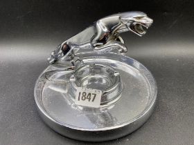 A Jaguar ashtray 7 inches long