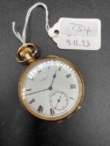 A plated ELGIN pocket watch