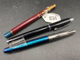 Three more various pens