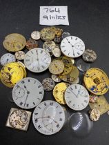 A quantity of assorted watch movements