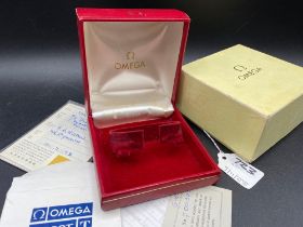 A OMEGA watch box