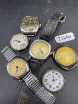 A bag of assorted vintage wrist watches