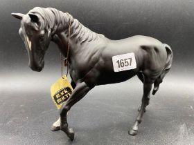 A Beswick Horse Black Beauty 8 Inches High
