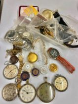 Assorted Watches , Pocket Watches Etc .