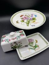 Cake Portmeirion Stand 10 Inch Diameter With Butter Dish