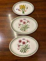 Three More Portmeirion Oval Dishes 11 And 9 Inches Wide
