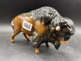 A Beswick Bison 6 Inch