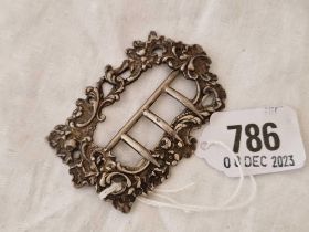 A Decorative Victorian Buckle With Cast Boarder, 2.5" Wide