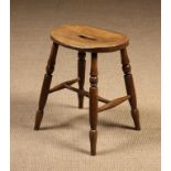 A Late 19th/Early 20th Century Kitchen Stool.