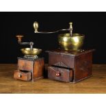 Two Antique Coffee Grinders.