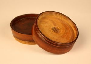 A Rare Boxwood Pill Rounder for two different depths of pills,