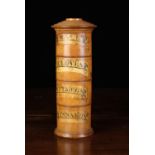 A Fine Late 18th/Early 19th Century Turned Boxwood Spice Tower of fine colour & patination.