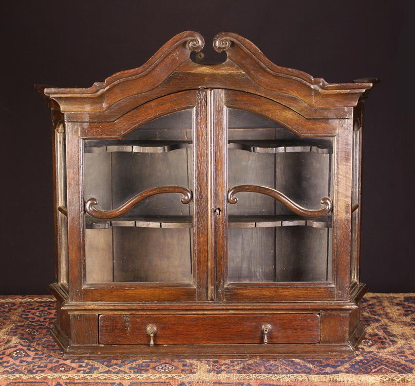 An 18th/19th Century Oak Wall Cupboard.