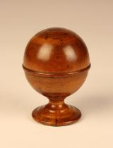 A Fine 18th/Early 19th Boxwood Pill Silverer.