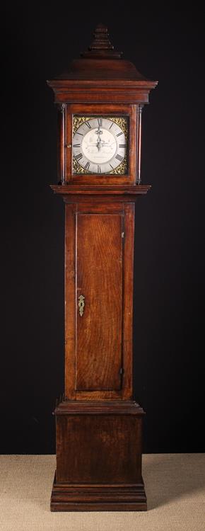 An 18th Century 30 Hour Oak Longcase Clock. The 10" (25. - Image 2 of 2