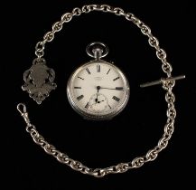 A Victorian Silver Pocket Watch by J.