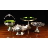 A Stamped WMF Silver Plated Tazza, another Tazza & Two Bowls.