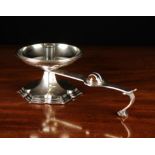 A Fine Quality Arts & Crafts Silver Plated Candle Holder.