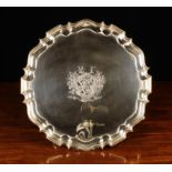 A Fine Victorian Silver Salver by George Frederick Pinnell, London 1845,