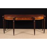 A Large Regency Mahogany Serving Table/Sideboard.