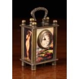 A Decorative Miniature Mantel Clock.