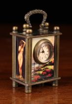 A Decorative Miniature Mantel Clock.