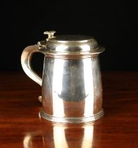 A Large Scottish Silver Tankard: A Reproduction of Charles II Tankard,