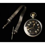 A Jaeger-Le-Coultre Military G.S.T.P. Pocket Watch (A/F).