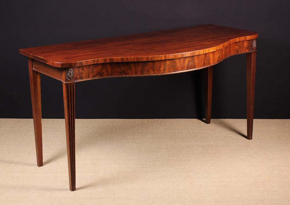 A Late 19th Century Mahogany Serving Table.