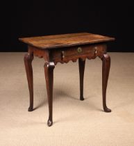 A Small 18th Century Oak Side Table.