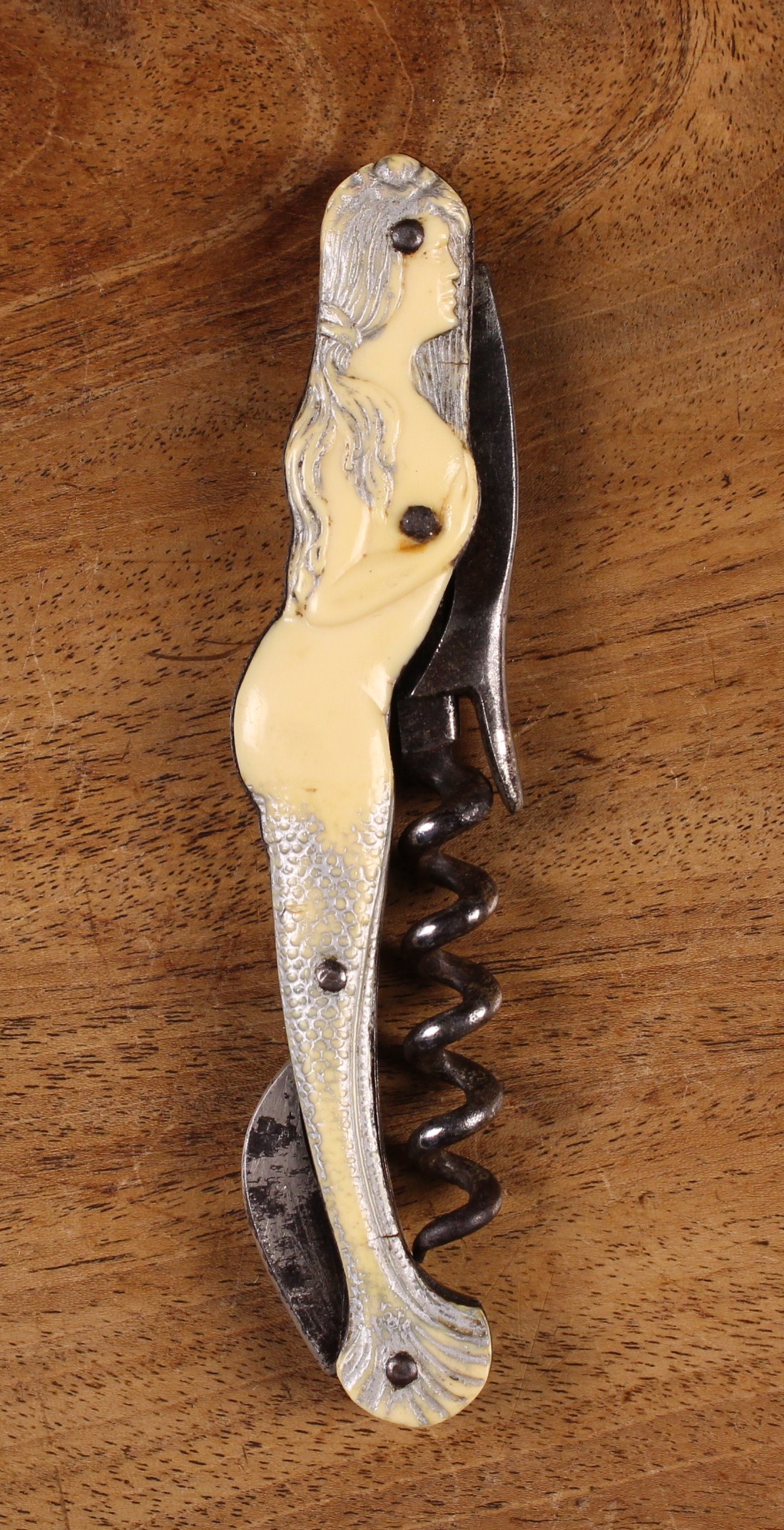 A Late 19th Century Figural Novelty Corkscrew, probably German, Circa 1890. - Image 3 of 3