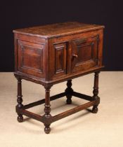 A Small 17th Century Joined Oak Cupboard.