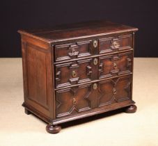 A William & Mary Oak Chest of Drawers.