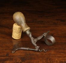 A Rare 19th Century Burgess and Fenton Single-lever Corkscrew,