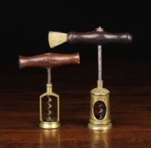 Two 19th Century Framed American Chinnock-type Corkscrews.