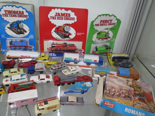 A collection of Diecast and other vehicles including Lesney, Thomas The Tank and some Airfix Romans - Image 2 of 3