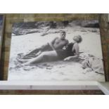 A block frame print on canvas From Here to Eternity - 70cm x 100cm