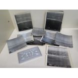 An aluminium WWII 1944 Italian Prisoner of War cigarette case and a series of photographs for the